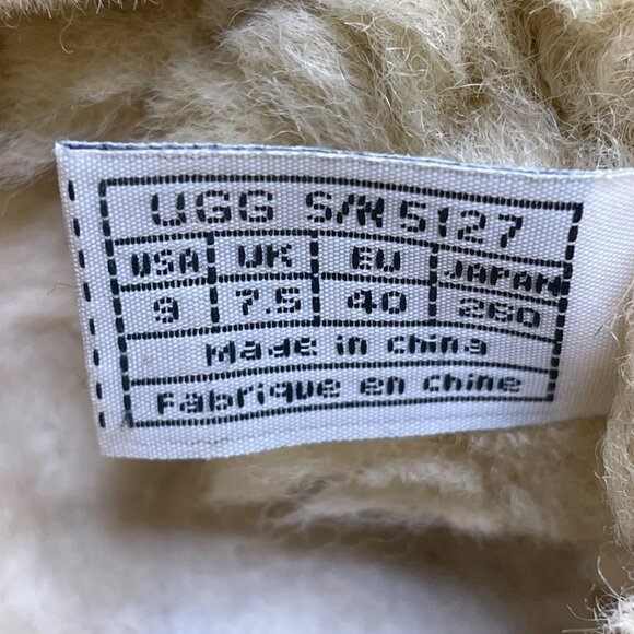 UGG Women’s Chestnut Suede Sheepskin-Lined Short Slip-On Winter Boots Size 9 - Picture 6 of 11